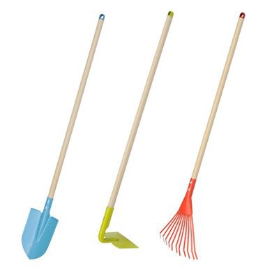 Kids garden hoe set