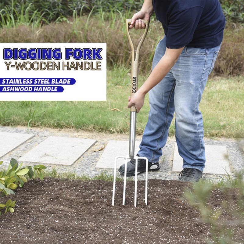 product-800-800 Using scene of garden fork wooden handle