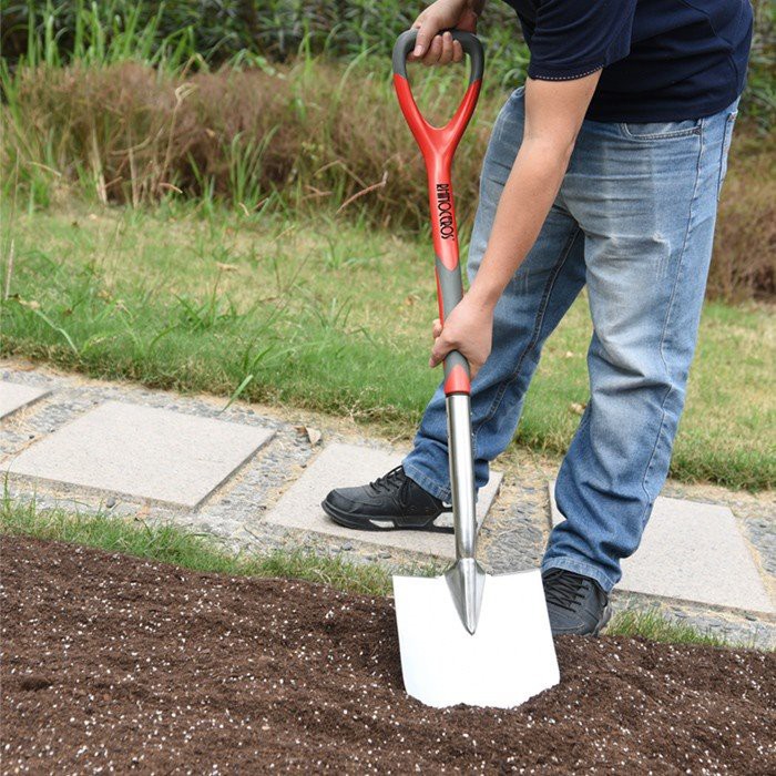 stainless digging shovel