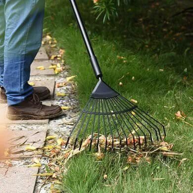 Metal Tine Leaf Rake