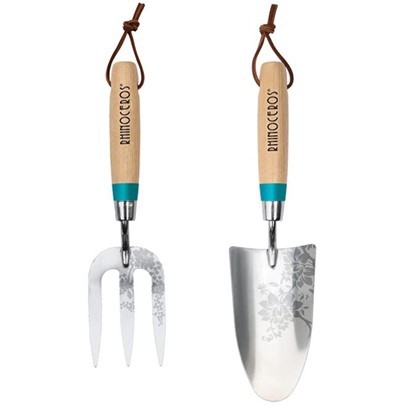 סט כלי גן ידית מעץ